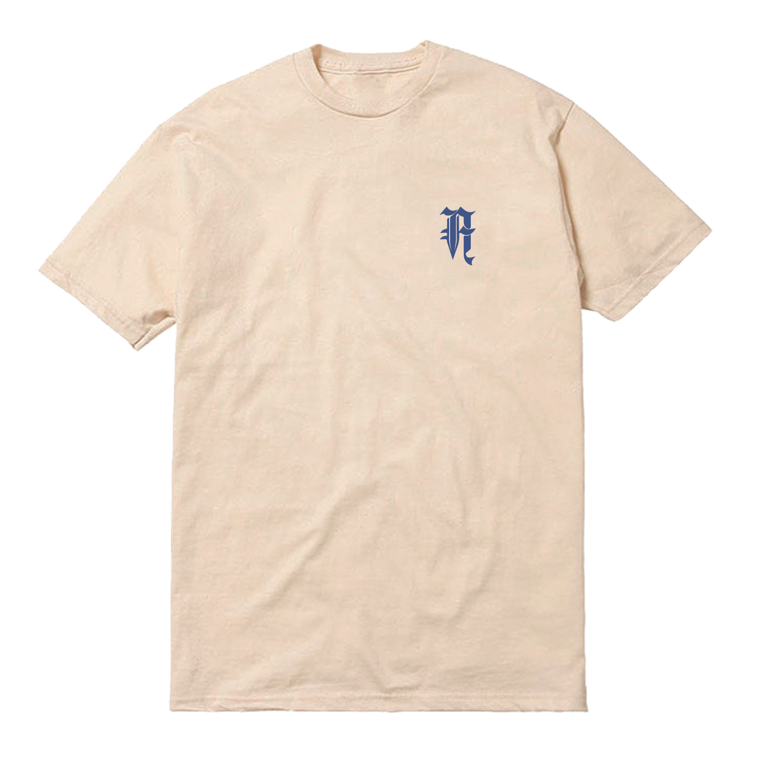 DOGS TEE (BEIGE + BLUE)
