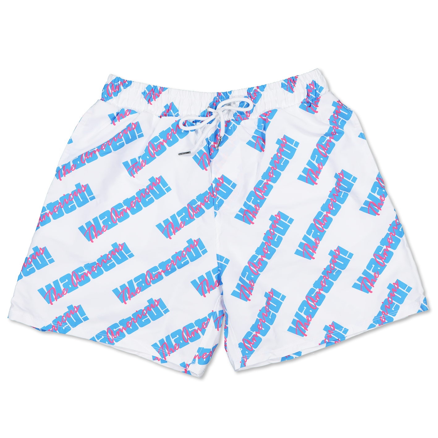 WASTED SWIM SHORTS (WHITE)